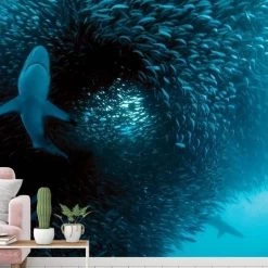 A.S. Creation | XXL 5 | DD114705 | Fototapete | Vlies | Versch. Größen | Tiere | Türkis