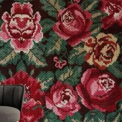 A.S. Creation | Atelier 47 | DD117325 | Fototapete | Vlies | 400 X 270 Cm | Wald & Pflanzen | Rosa