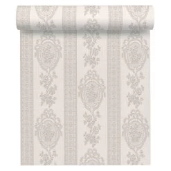 A.S. Creation | Belle Epoque | 186157 | Papiertapete | Streifenoptik | 0.53 X 10.05 M | Grau -Boutique-Tapetenladen 186157 2 1280x1280