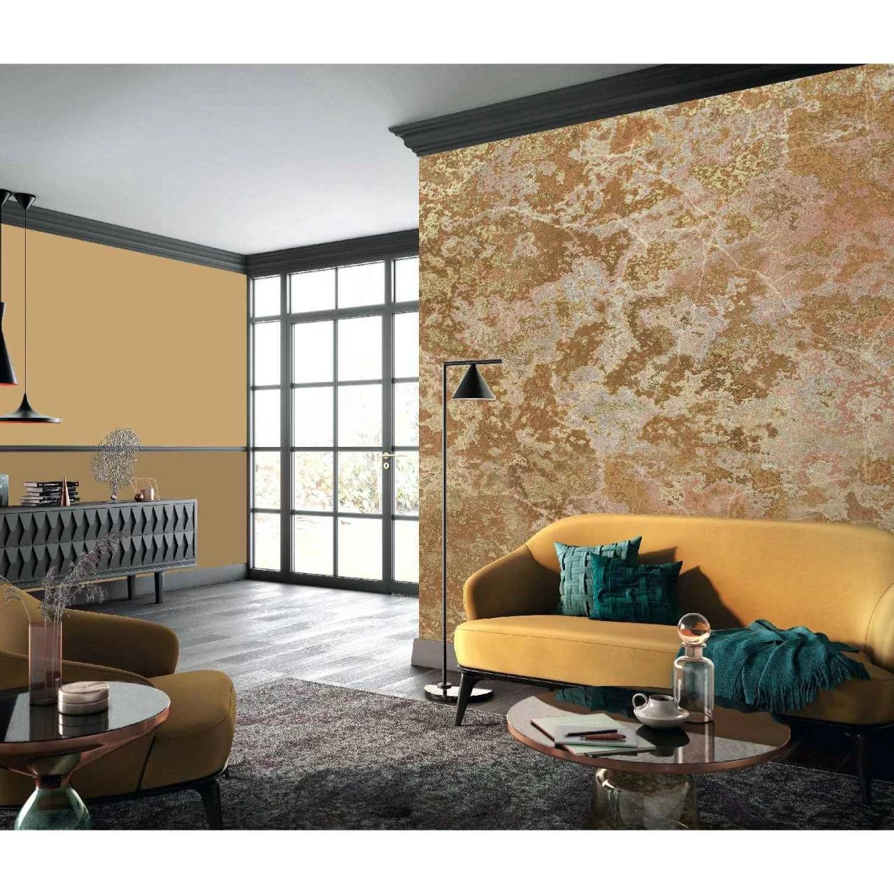 Erismann | Art Edition | 2248-10 | Fototapete | Vlies | 270 X 400 Cm | Retro & Vintage | Gold 3 Erismann | Art Edition | 2248-10 | Fototapete | Vlies | 270 X 400 Cm | Retro & Vintage | Gold – Bild 3