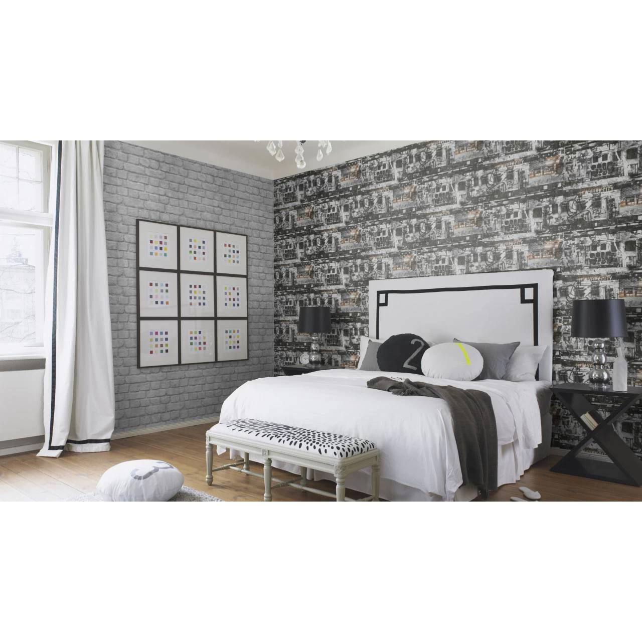 Rasch | Kids & Teens III | 226751 | Papiertapete | Muster & Motive | 0.53 X 10.05 M | Grau 2 Rasch | Kids & Teens III | 226751 | Papiertapete | Muster & Motive | 0.53 X 10.05 M | Grau – Bild 2