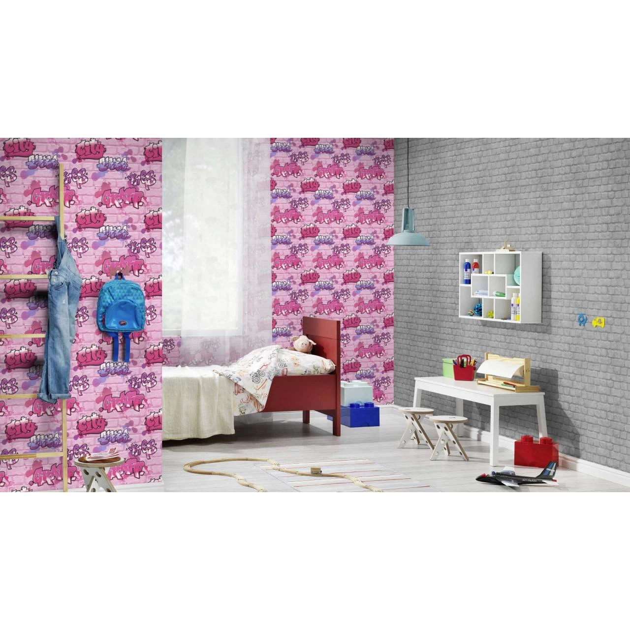 Rasch | Kids & Teens III | 226751 | Papiertapete | Muster & Motive | 0.53 X 10.05 M | Grau 6 Rasch | Kids & Teens III | 226751 | Papiertapete | Muster & Motive | 0.53 X 10.05 M | Grau – Bild 6