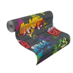 Rasch | Kids & Teens | 237801 | Papiertapete | Kinderzimmer | 0.53 X 10.05 M | Grau -Boutique-Tapetenladen 237801 roll 1 1280x1280