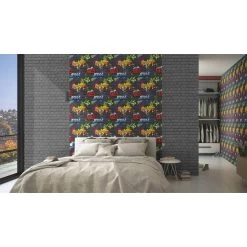 Rasch | Kids & Teens | 237801 | Papiertapete | Kinderzimmer | 0.53 X 10.05 M | Grau -Boutique-Tapetenladen 237801 room 1 1280x1280