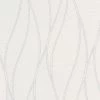 A.S. Creation | Meistervlies | 244918 | Vliestapete Überstreichbar | Wellen | 0.53 X 10.05 M | Weiß