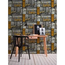 A.S. Creation | Boys & Girls 6 | 300451 | Papiertapete | Muster & Motive | 0.53 X 10.05 M | Schwarz -Boutique-Tapetenladen 300451 3 1280x1280