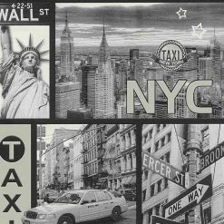 A.S. Creation | Boys & Girls 6 | 300452 | Papiertapete | Muster & Motive | 0.53 X 10.05 M | Grau