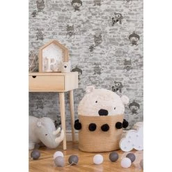 A.S. Creation | Boys & Girls 6 | 369872 | Papiertapete | Steinoptik | 0.53 X 10.05 M | Grau -Boutique-Tapetenladen 369872 2 1280x1280