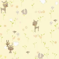 A.S. Creation | Boys & Girls 6 | 369882 | Papiertapete | Tiermuster | 0.53 X 10.05 M | Gelb