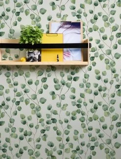A.S. Creation | Greenery | 370441 | Vliestapete | Naturoptik | 0.53 X 10.05 M | Grün -Boutique-Tapetenladen 370441 2 1280x1280