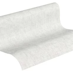 A.S. Creation | Greenery | 373341 | Vliestapete | Einfarbig | Uni | 0.53 X 10.05 M | Grau