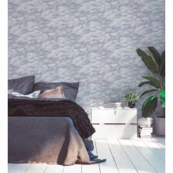 A.S. Creation | Jungle Chic | 377054 | Vliestapete | 3D Optik | 0.53 X 10.05 M | Grau | Weiß -Boutique-Tapetenladen 377054 5 1280x1280