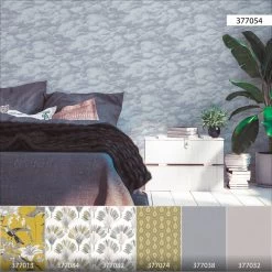 A.S. Creation | Jungle Chic | 377054 | Vliestapete | 3D Optik | 0.53 X 10.05 M | Grau | Weiß -Boutique-Tapetenladen 377054 6 1280x1280