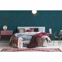 A.S. Creation | Trendwall 2 | 380445 | Vliestapete | Einfarbig | Uni | 0.53 X 10.05 M | Blau -Boutique-Tapetenladen 380445 9 1280x1280