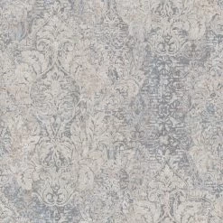 A.S. Creation | Mata Hari | 380931 | Vliestapete | Barock | 0.53 X 10.05 M | Beige | Braun | Blau