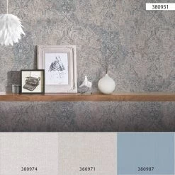 A.S. Creation | Mata Hari | 380931 | Vliestapete | Barock | 0.53 X 10.05 M | Beige | Braun | Blau 13 A.S. Creation | Mata Hari | 380931 | Vliestapete | Barock | 0.53 X 10.05 M | Beige | Braun | Blau -Boutique-Tapetenladen 380931 6 1280x1280