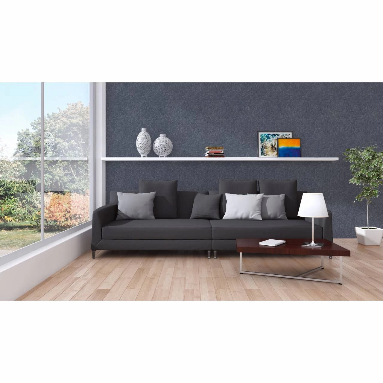 A.S. Creation | Titanium 3 | 382032 | Vliestapete | 3D Optik | 0.53 X 10.05 M | Blau 6 A.S. Creation | Titanium 3 | 382032 | Vliestapete | 3D Optik | 0.53 X 10.05 M | Blau – Bild 6