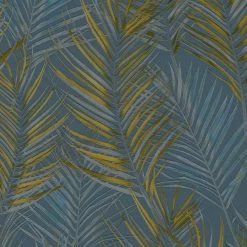 A.S. Creation | Attractive 2 | 390387 | Vliestapete | Blumenoptik | 10.05 X 0.53 M | Blau