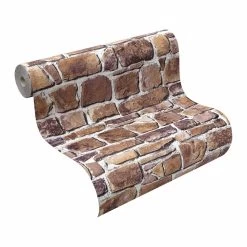 Rasch | Selection | 402612 | Papiertapete | Steinoptik | 0.53 X 10.05 M | Rot 6 Rasch | Selection | 402612 | Papiertapete | Steinoptik | 0.53 X 10.05 M | Rot -Boutique-Tapetenladen 402612 roll 1 1280x1280