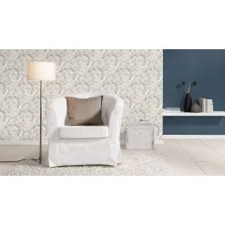 Rasch | Club Botanique + Claas II | 531381 | Vliestapete | Einfarbig | 0.53 X 10.05 M | Blau -Boutique-Tapetenladen 531381 room 8 1280x1280