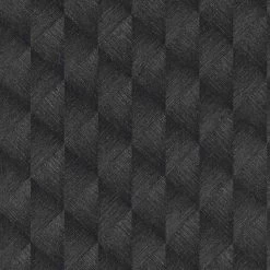 Rasch | Tropical House | 687958 | Vliestapete | 3D Optik | 0.53 X 10.05 M | Schwarz | Gold