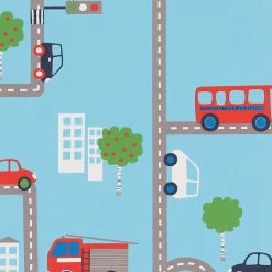 A.S. Creation | Boys & Girls 6 | 936321 | Papiertapete | Muster & Motive | 0.53 X 10.05 M | Blau