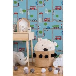 A.S. Creation | Boys & Girls 6 | 936321 | Papiertapete | Muster & Motive | 0.53 X 10.05 M | Blau -Boutique-Tapetenladen 936321 3 1280x1280