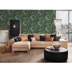 A.S. Creation | Il Decoro | 958981 | Papiertapete | Blumenoptik | 0.53 X 10.05 M | Grün -Boutique-Tapetenladen 958981 7 1280x1280