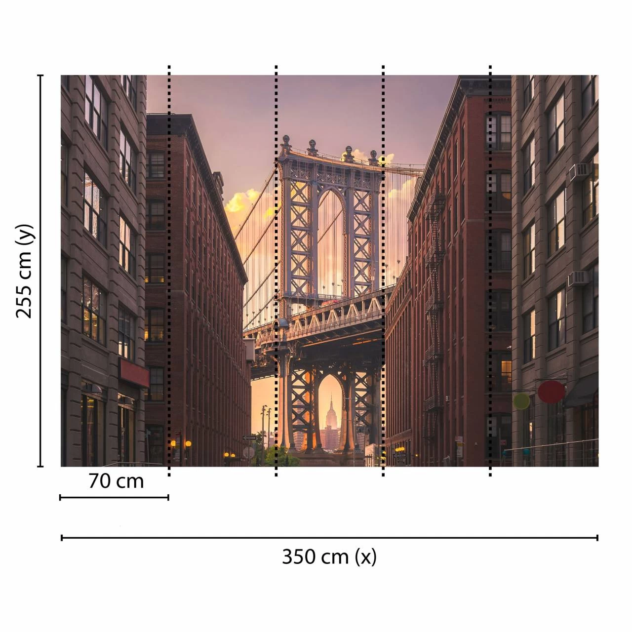 A.S. Creation | Designwalls | DD118682 | Fototapete | Vlies | 350 X 255 Cm | New York | Grau | Braun 3 A.S. Creation | Designwalls | DD118682 | Fototapete | Vlies | 350 X 255 Cm | New York | Grau | Braun – Bild 3