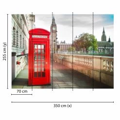 A.S. Creation | Designwalls | DD118686 | Fototapete | Vlies | 350 X 255 Cm | London | Bunt -Boutique-Tapetenladen DD118686 1 1280x1280