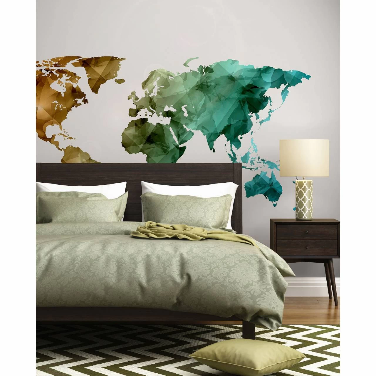 A.S. Creation | Designwalls | DD118706 | Fototapete | Vlies | 350 X 255 Cm | Weltkarte | Bunt 2 A.S. Creation | Designwalls | DD118706 | Fototapete | Vlies | 350 X 255 Cm | Weltkarte | Bunt – Bild 2