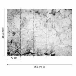 A.S. Creation | Designwalls | DD118768 | Fototapete | Vlies | 350 X 255 Cm | Stein & Beton | Grau -Boutique-Tapetenladen DD118768 1 1280x1280