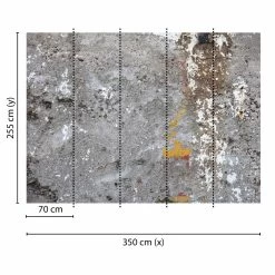 A.S. Creation | Designwalls | DD118789 | Fototapete | Vlies | 350 X 255 Cm | Stein & Beton | Bunt -Boutique-Tapetenladen DD118789 1 1280x1280