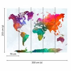 A.S. Creation | Designwalls | DD118802 | Fototapete | Vlies | 350 X 255 Cm | Weltkarte | Bunt 6 A.S. Creation | Designwalls | DD118802 | Fototapete | Vlies | 350 X 255 Cm | Weltkarte | Bunt -Boutique-Tapetenladen DD118802 1 1280x1280