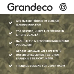 Grandeco | Ciara | A63803 | Vliestapete | Dschungel | 10.05 X 0.53 M | Bunt -Boutique-Tapetenladen Grandeco USP 1280x1280