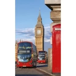 Dimex | Dimex Line | MS-2-0018 | Fototapete | Vlies | Versch. Größen | London | Rot