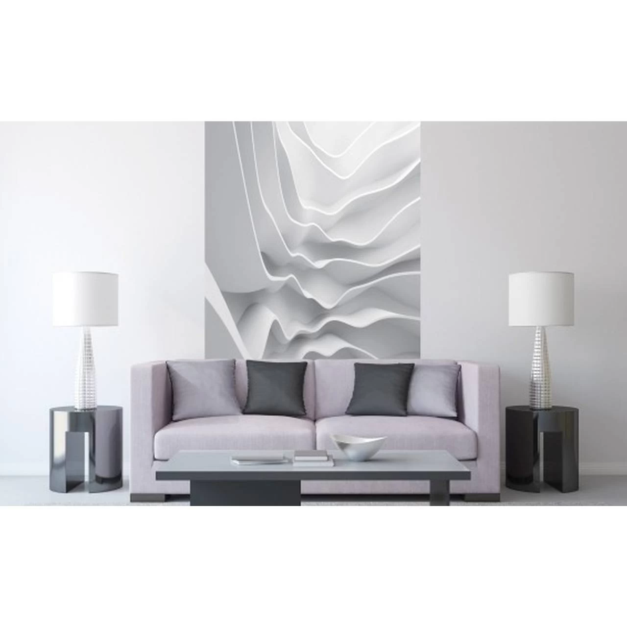 Dimex | Dimex Line | MS-2-0295 | Fototapete | Vlies | Versch. Größen | Abstrakt | Weiß 2 Dimex | Dimex Line | MS-2-0295 | Fototapete | Vlies | Versch. Größen | Abstrakt | Weiß – Bild 2