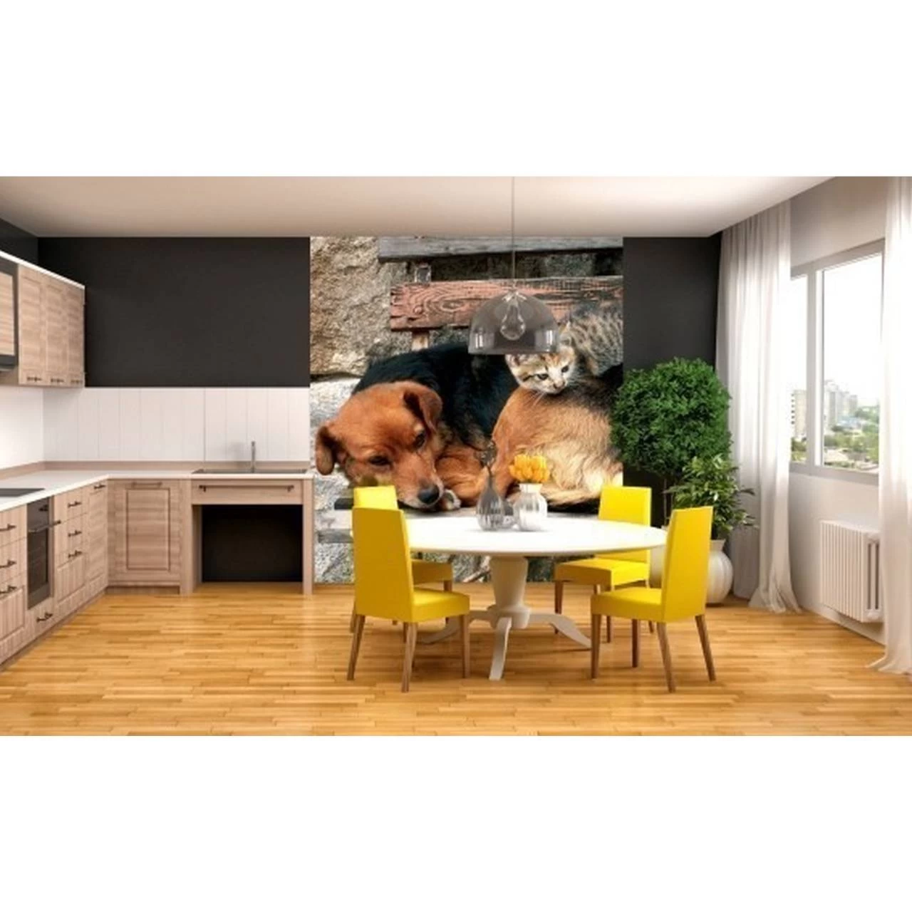 Dimex | Dimex Line | MS-3-0221 | Fototapete | Vlies | Versch. Größen | Tiere | Schwarz 2 Dimex | Dimex Line | MS-3-0221 | Fototapete | Vlies | Versch. Größen | Tiere | Schwarz – Bild 2