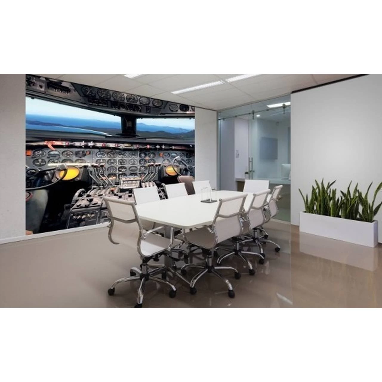 Dimex | Dimex Line | MS-3-0317 | Fototapete | Vlies | Versch. Größen | Flugzeuge & Boote | Grau 2 Dimex | Dimex Line | MS-3-0317 | Fototapete | Vlies | Versch. Größen | Flugzeuge & Boote | Grau – Bild 2