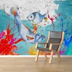 A.S. Creation | XXL 5 | DD112987 | Fototapete | Vlies | Versch. Größen | Tiere | Blau